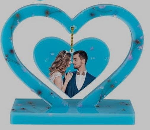 Heart photo frame/ Keepsake